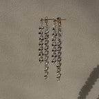 The Prism Veil – modern glass bead earrings handcrafted in BC, Canada