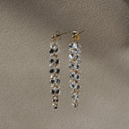 The Prism Drop – modern glass bead drop earrings handcrafted in BC, Canada