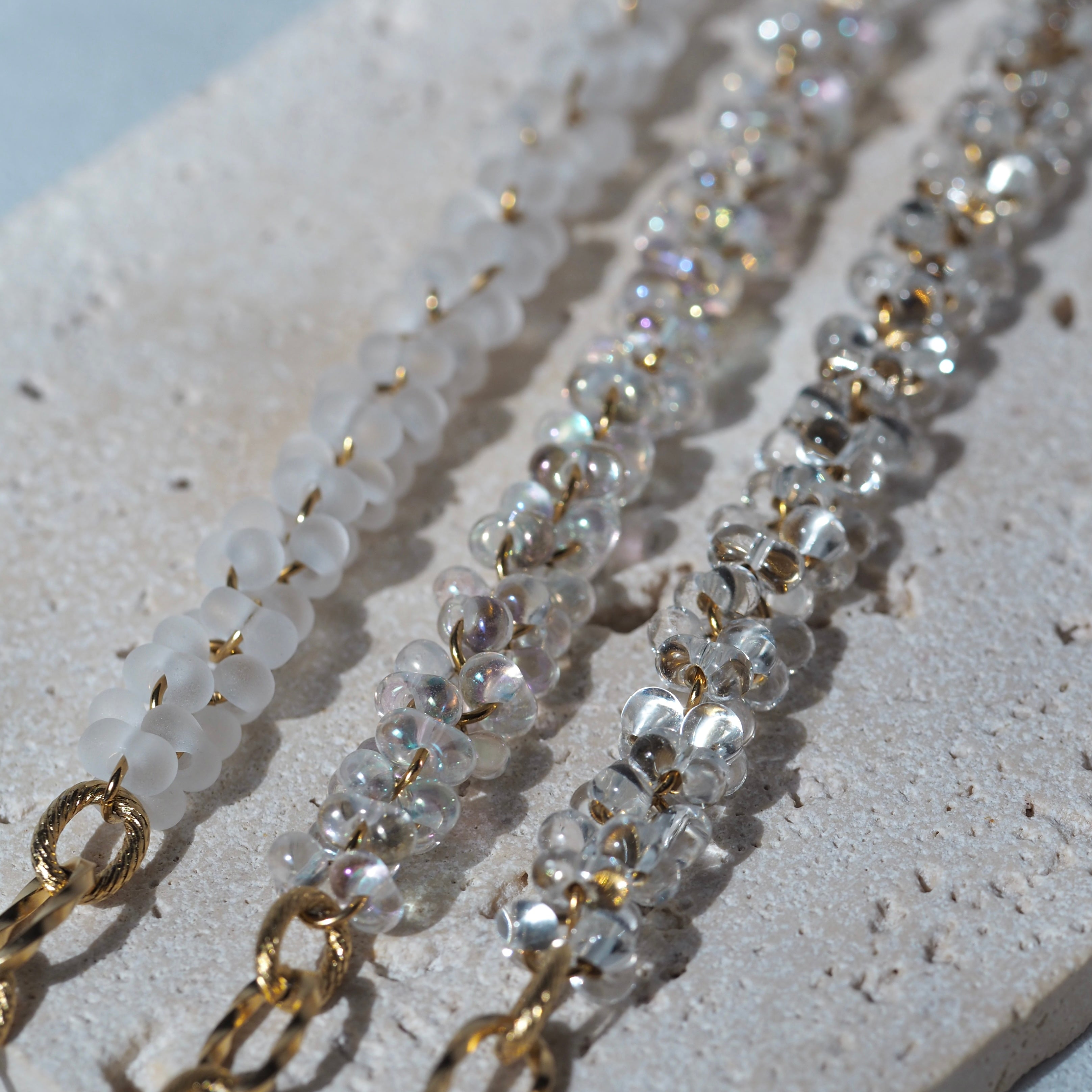 The Prism Bracelet – premium glass bead and PVD hardware bracelet, BC Canada