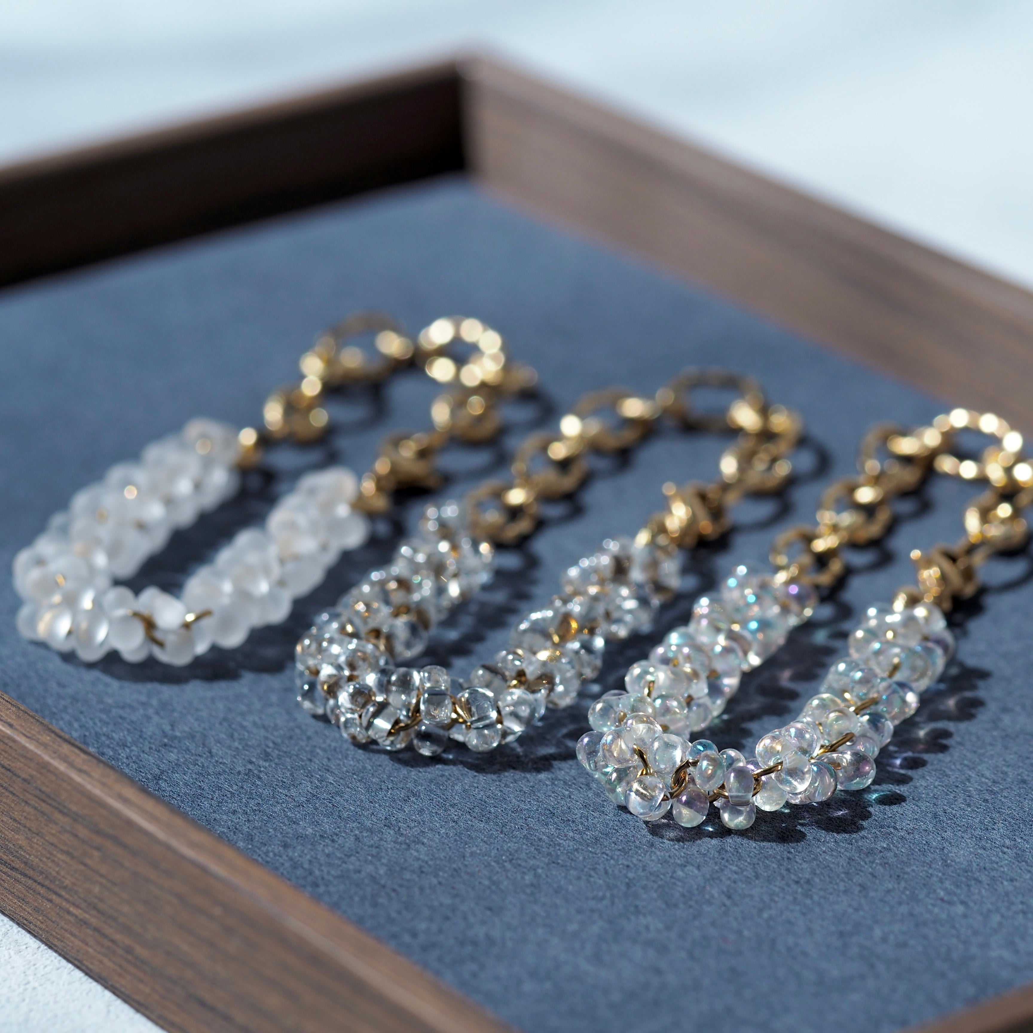 The Prism Bracelet – PVD stainless steel and glass bead bracelet, Best Of Me